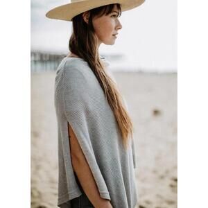 We‎ Are AMMA Grey Cocoon Knit Baby Breastfeeding Nursing Cover Wrap Stroller $99